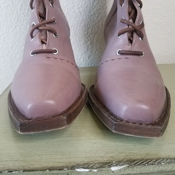 Free People We The Free Canyon Lace Up Boots in River Stone - Picture 7 of 10